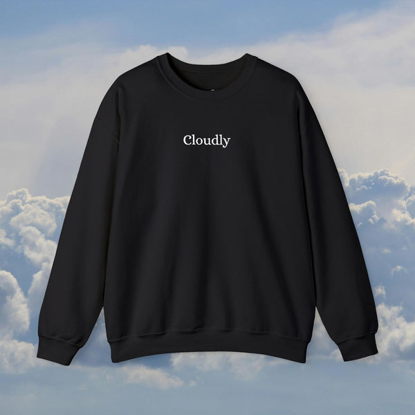 Cloudly Embroidered Logo Crew